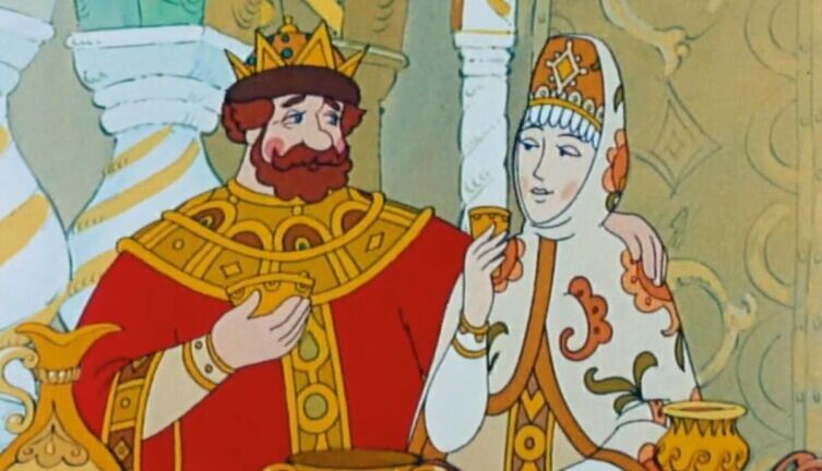     Кадр из мультфильма «Сказка о царе Салтане», студия «Союзмультфильм», 1984 г.