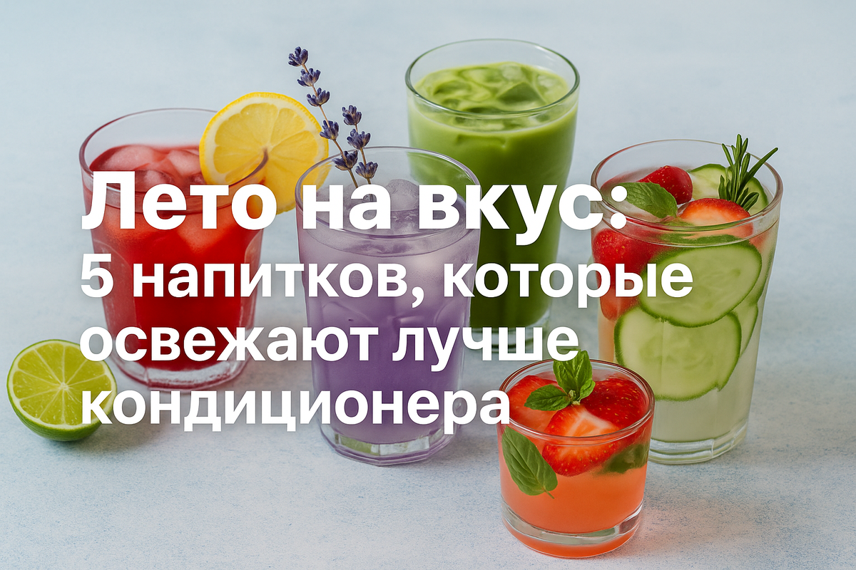 5 напитков, которые освежают лучше кондиционера 