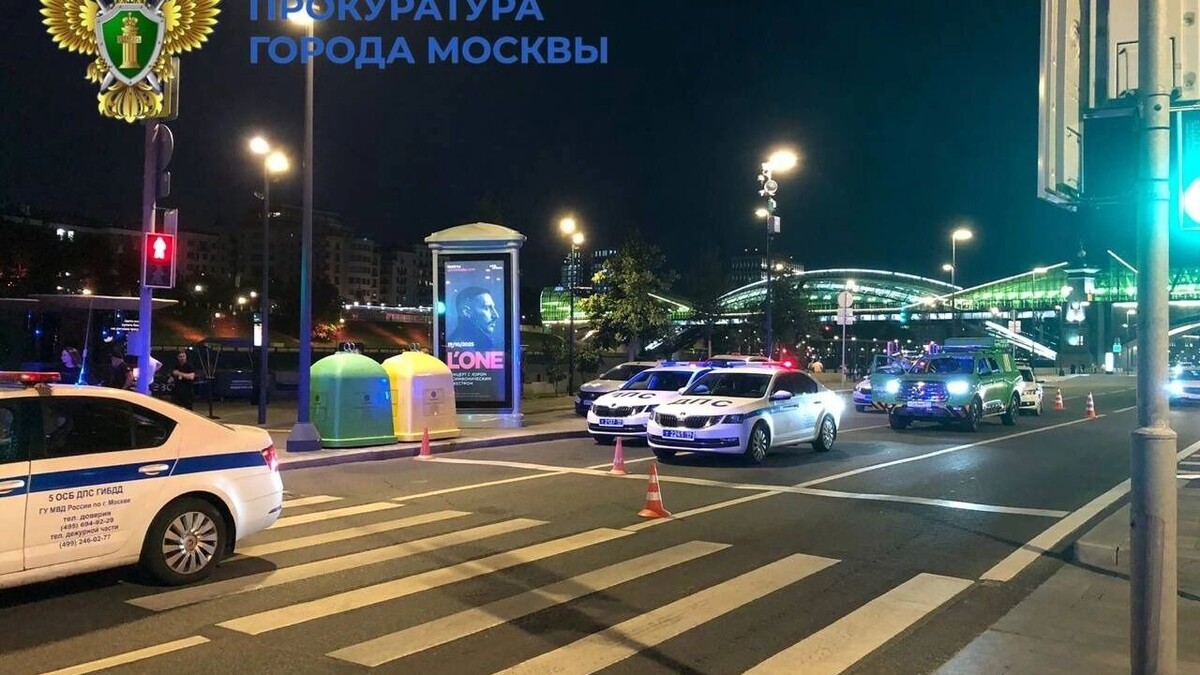 Авария произошла на Бережковской набережной в Москве. Источник: пресс-служба прокуратуры Москвы