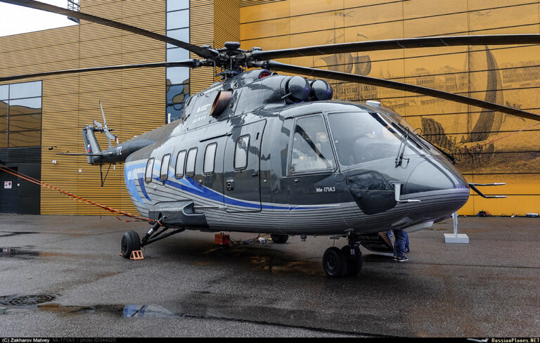 Опытный образец вертолёта Ми-171А3. Возможно на основе этой машине будет создан Ми-80