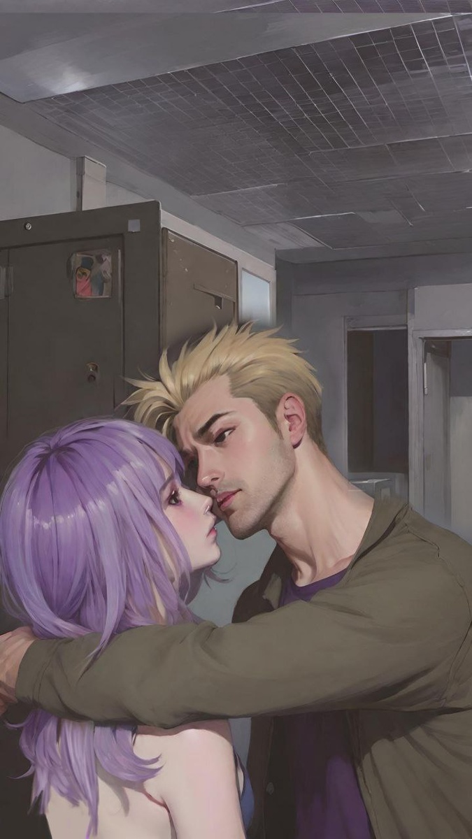 Примерный момент из главы "Раздевалка"(создано ИИ)