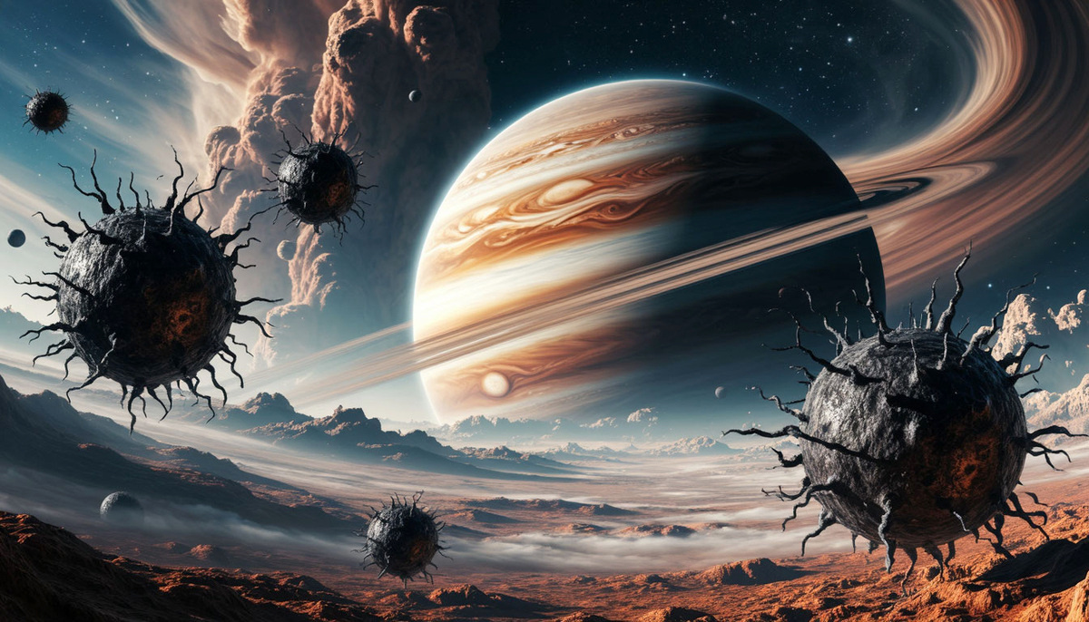 Жизненные формы на Юпитере могли выглядеть примерно так.