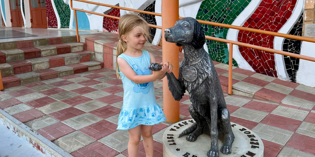 Белый Бим Черное ухо на улицах Калуги