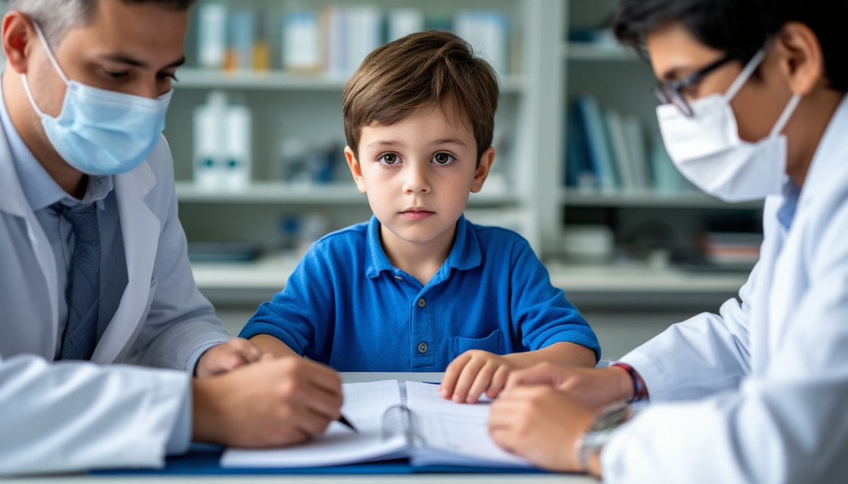 обследуют ребенка