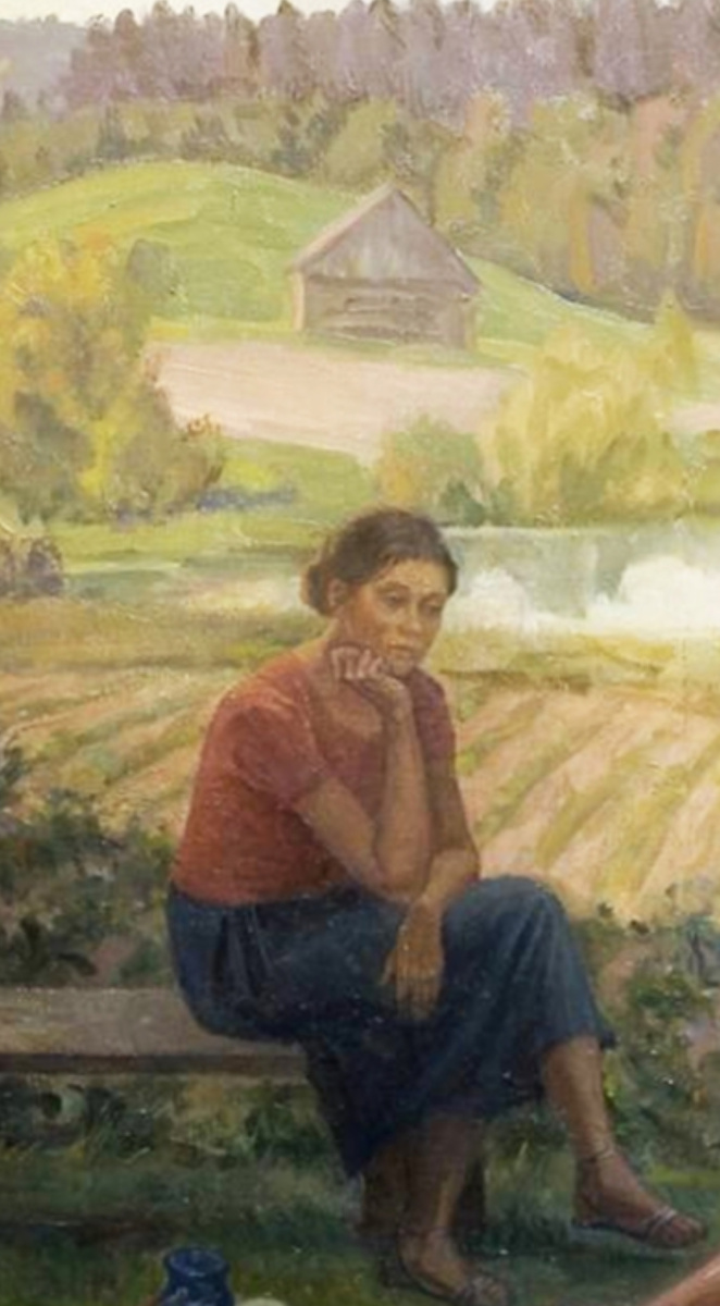 Художник Марина Чулович Фрагмент картины