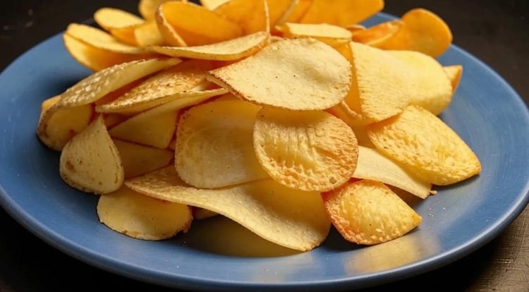    Хрустящие чипсы будущего станут производить из полезных из овощей со сверчками