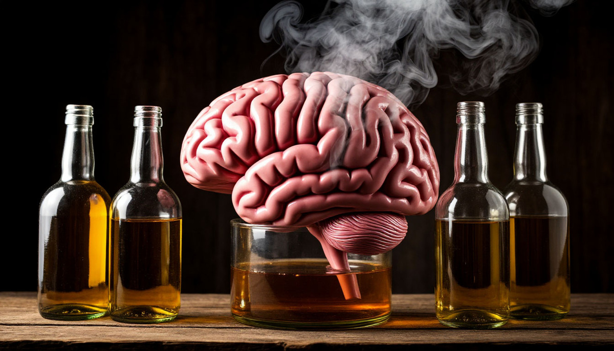 Каждая рюмка, каждый бокал оставляют после себя микроскопические, но необратимые изменения в вашем мозге. 