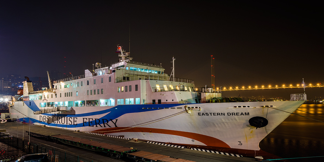 Билет на паром в Южную Корею из Владивостока 40 тысяч рублей!