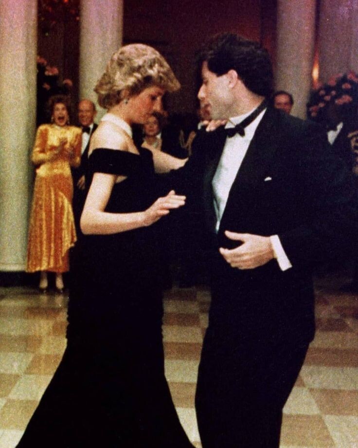 Джон Траволта и принцесса Диана. Танец в Белом Доме. 