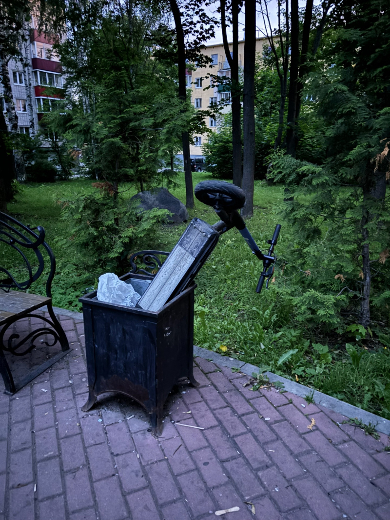    Арендные электросамокаты разлетелись по парку в Кондопогепаблик «Весь Петрозаводск»