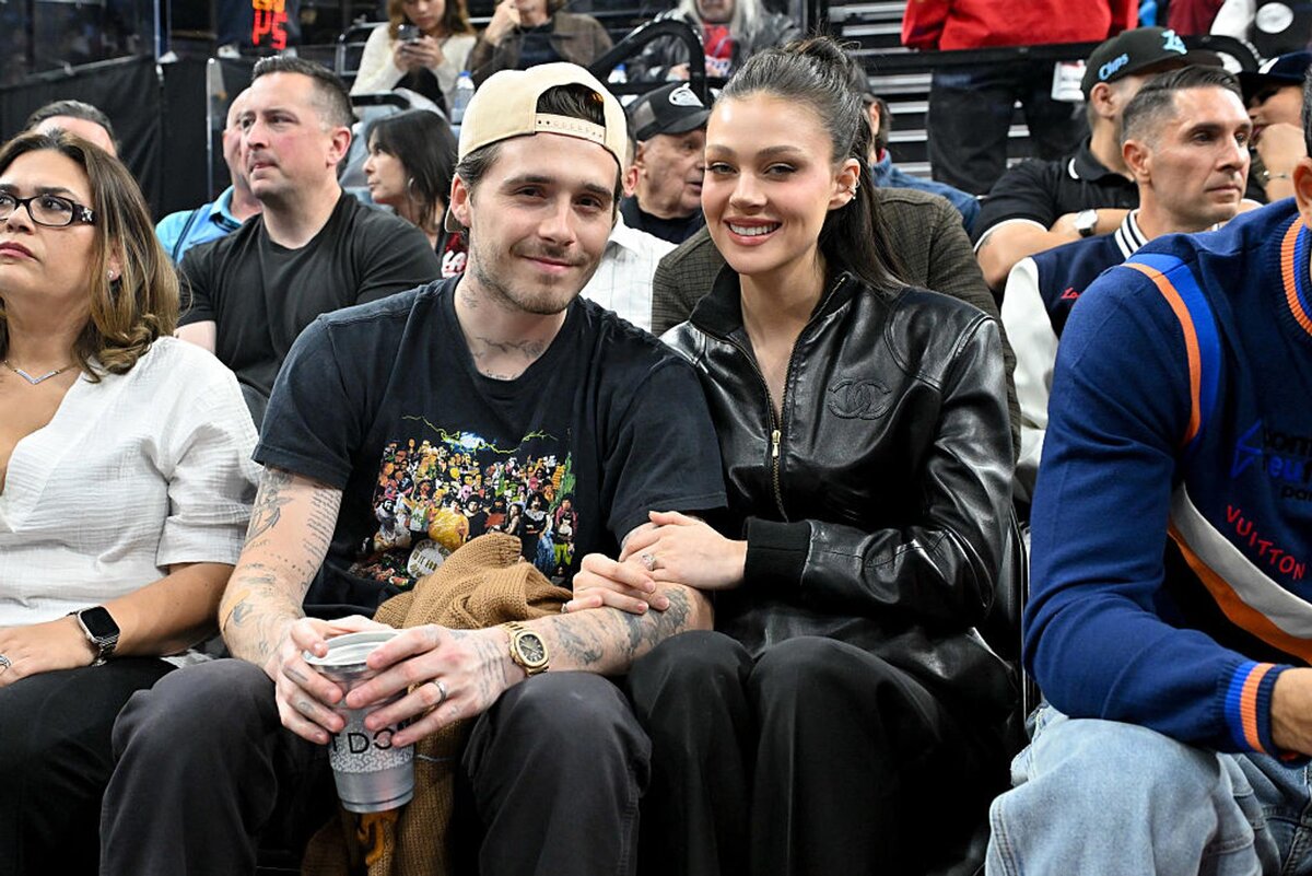    Бруклин Бэкхэм и Никола Пельтц. Фото: Getty images