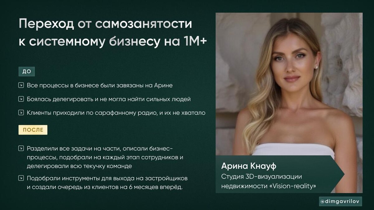 Кейс по превращению ремесленничества в системный бизнес