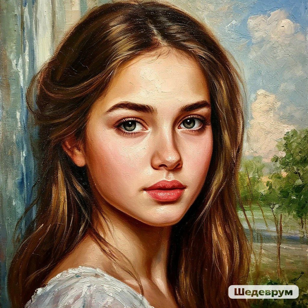 Портрет Татьяны. Все мы в молодости красавицы. Верно?