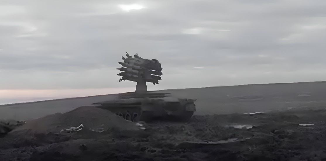   РБУ-6000 «Смерч-2» на танке Т-80