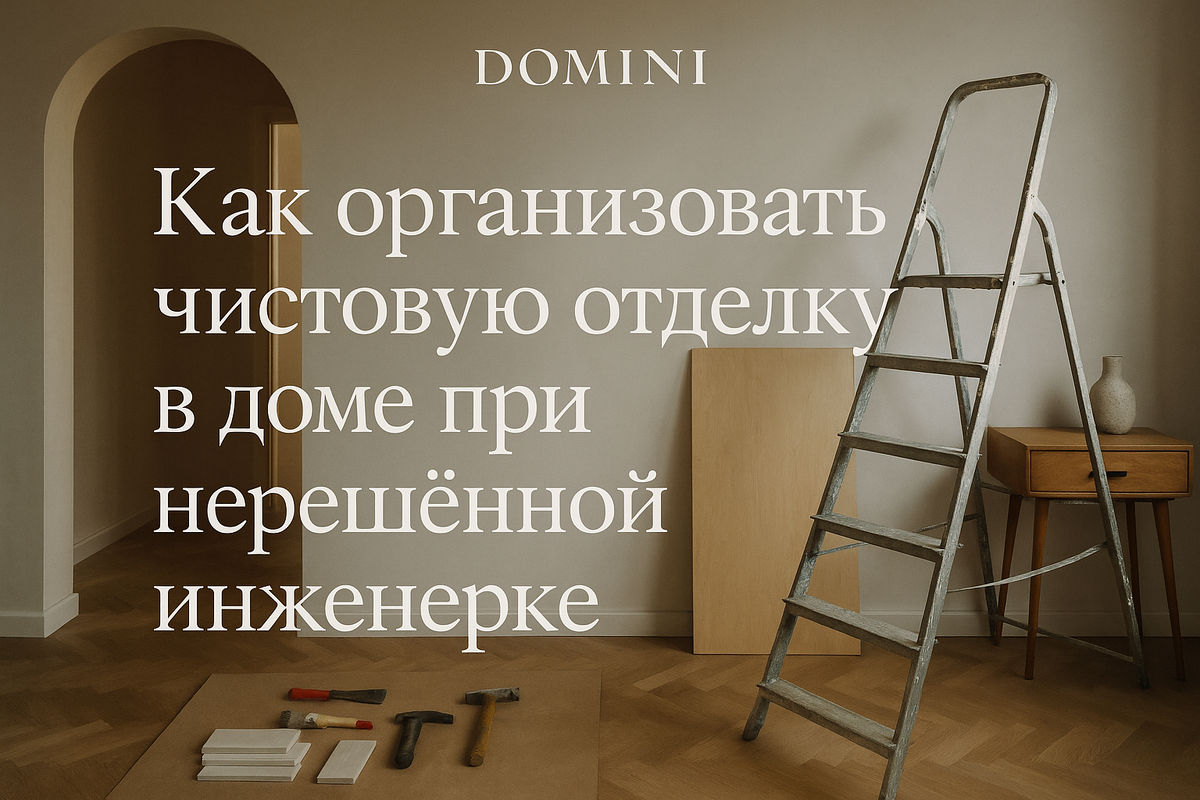    Как правильно организовать чистовую отделку загородного дома
