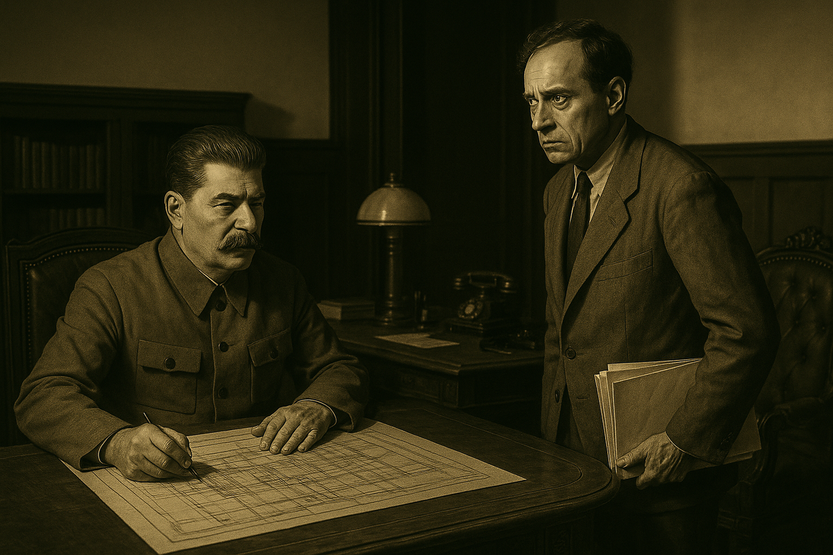 Архитекторы скрывали многие проблемы строительства от вождя. Реконструкция исторических событий.