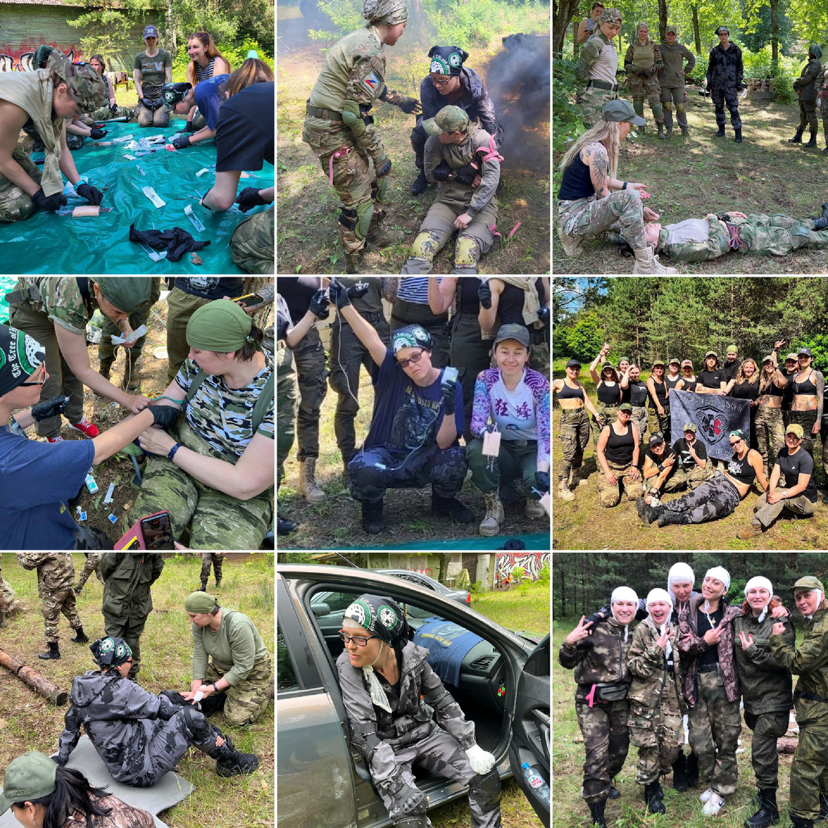 Выездной спецкурс по помощи на поле боя. Лето 2023