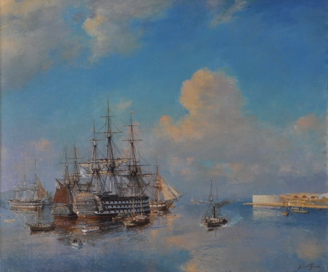 Сергей Пен, «Линейный корабль: двенадцать апостолов», 2000 г. (из фондов Художественного музея имени П.В. Масленикова)