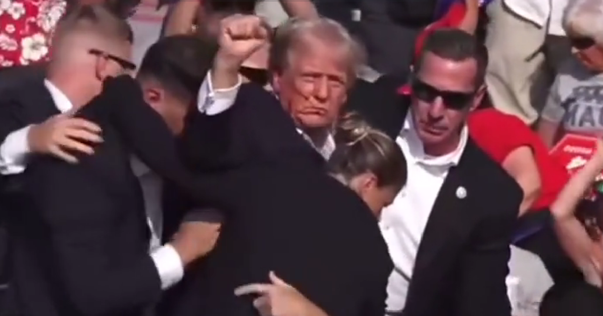    Фото: стоп-кадр трансляции предвыборного митинга Дональда Трампа