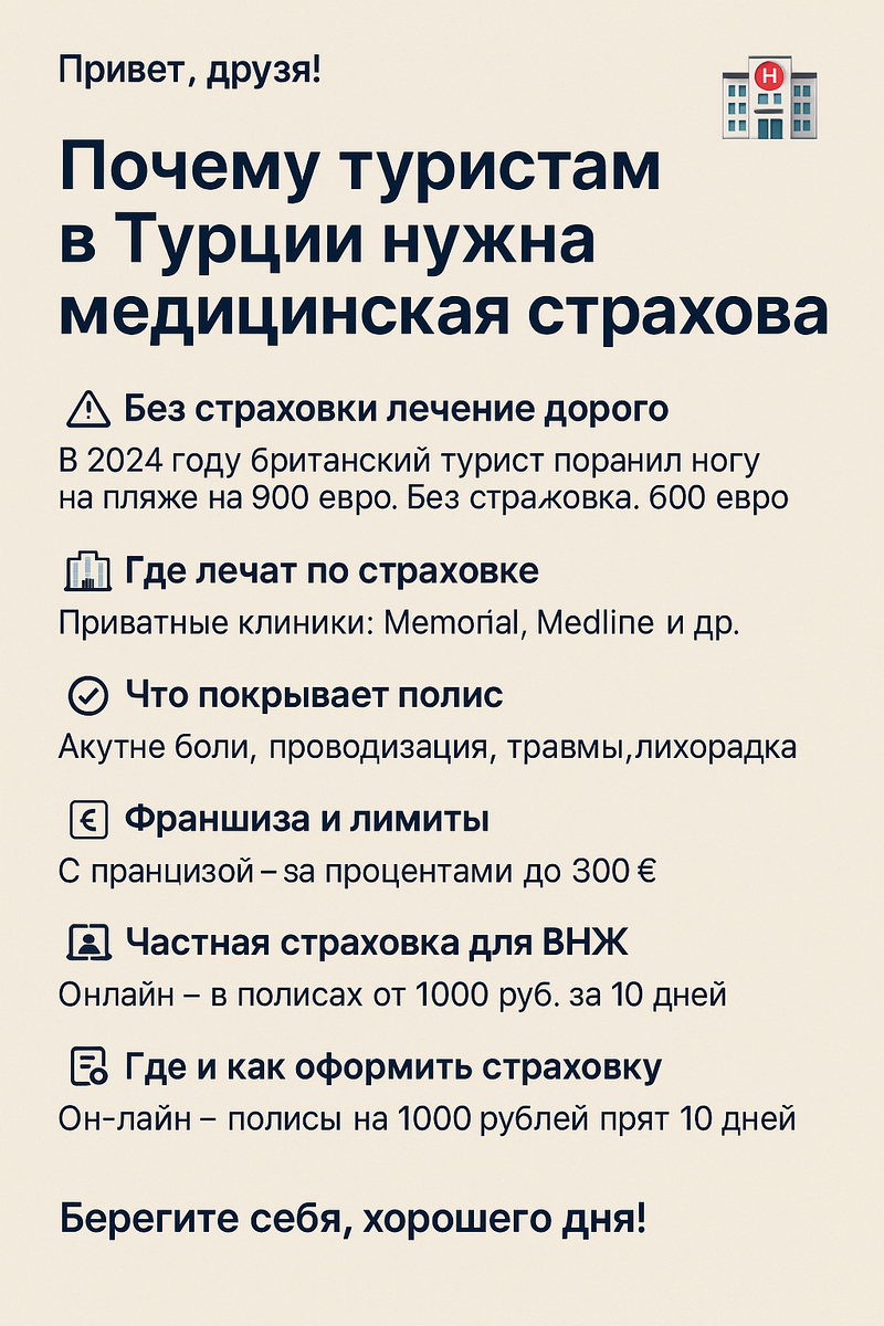 Медицинская страховка за границей