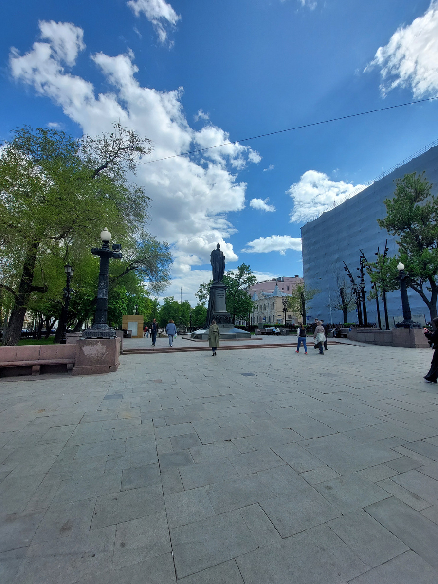 В мае уже было очень зелено