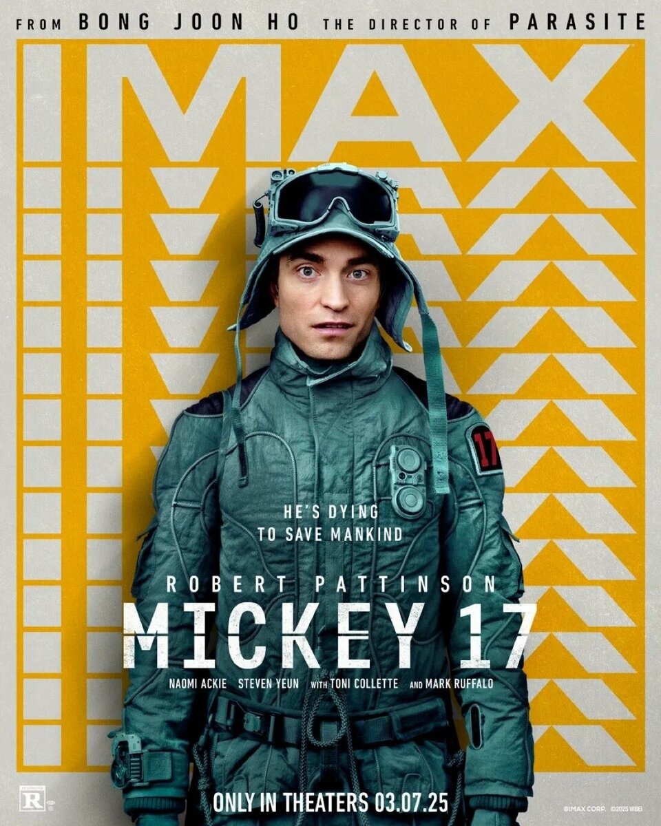 Постер к фильму "Микки 17" (источник: https://www.kinopoisk.ru/picture/4197285/)