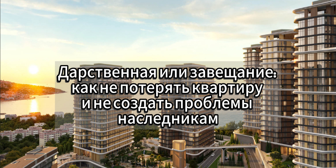 Дарственная или завещание: как не потерять квартиру и не создать проблемы наследникам