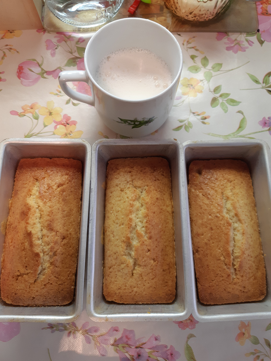 Лимонный кекс "втрулях".