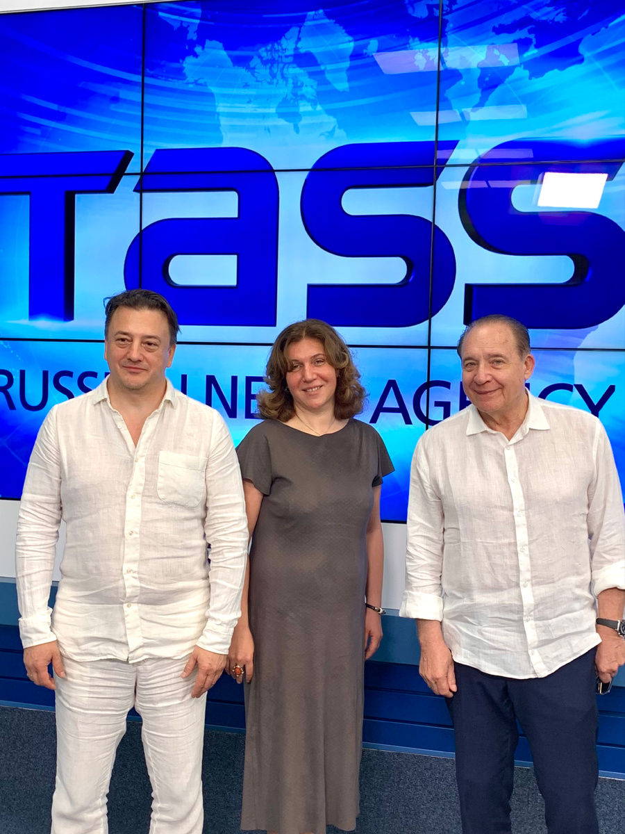 Спикеры пресс-конференции: Дмитрий Калантаров, Эдита Исаакян, Максим Дунаевский