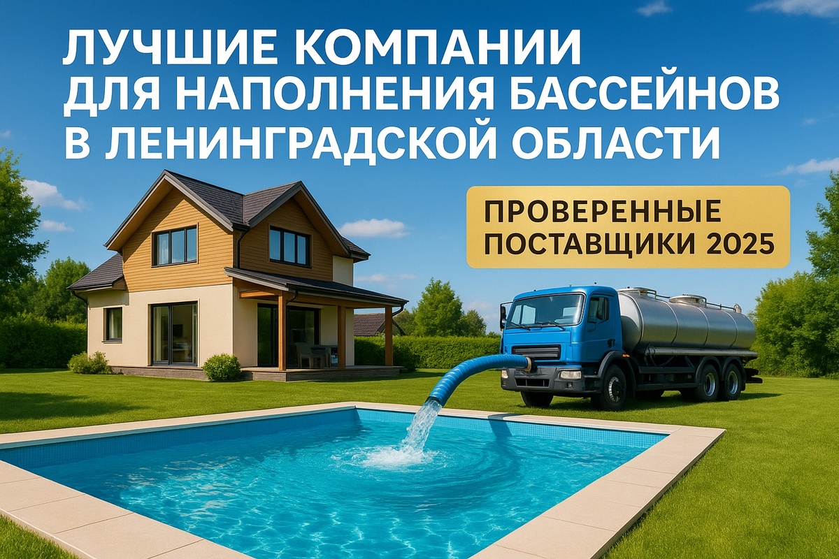 Лучшие компании для наполнения бассейнов в Ленинградской области