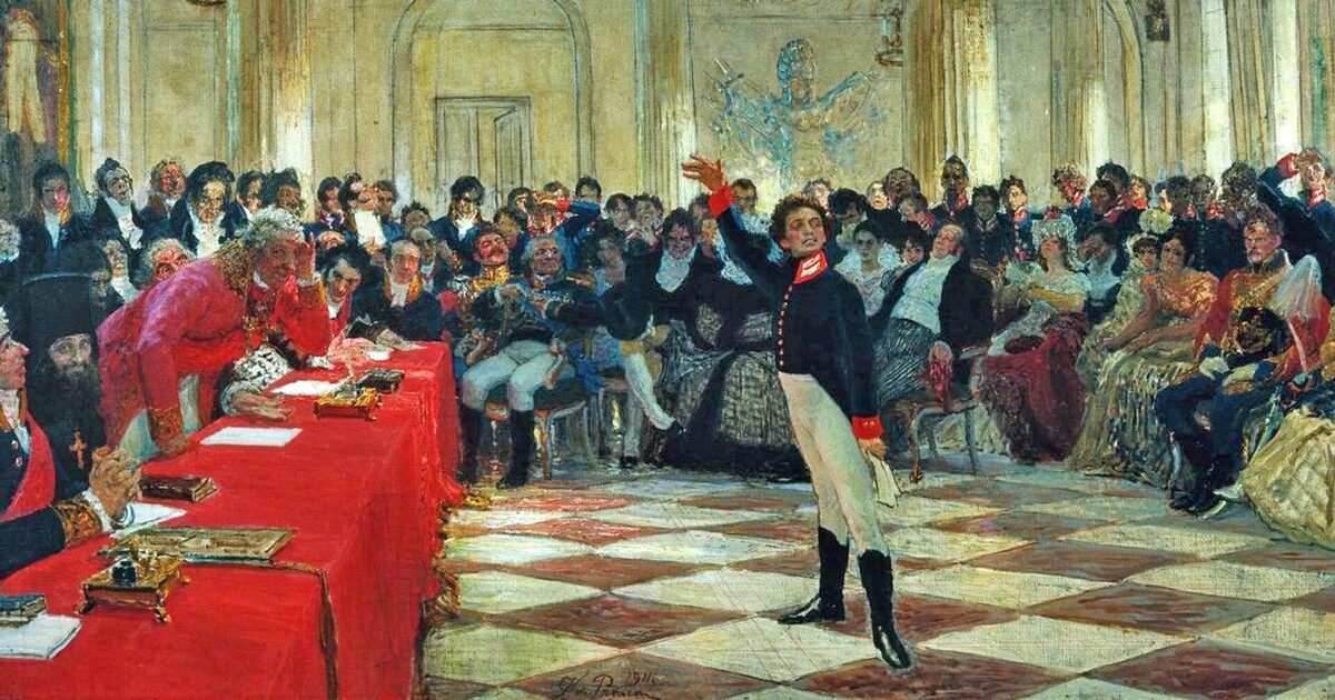 «Как, как вы сказали? Я принимал участие в Полтавской битве? В каком-каком году?...»