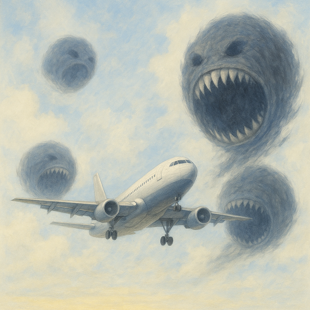 Вот хорар-статья на фильм Лангольеры (1995), как ты просил — с атмосферой, анализом и финальной визуализацией: