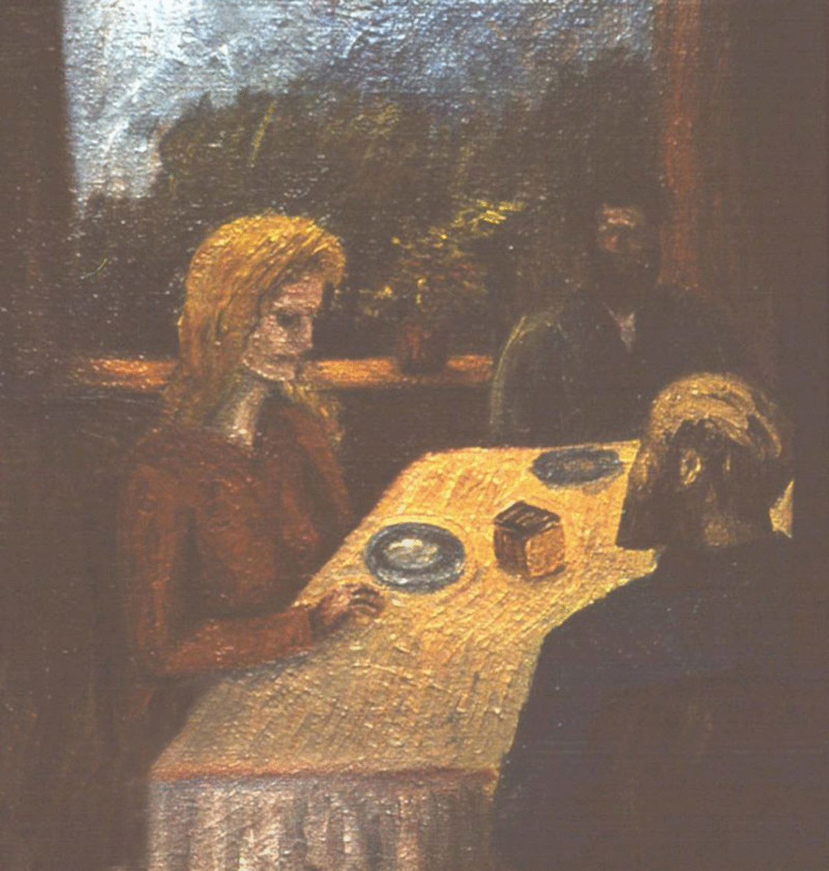 На картинах тоже кошки-кошки...