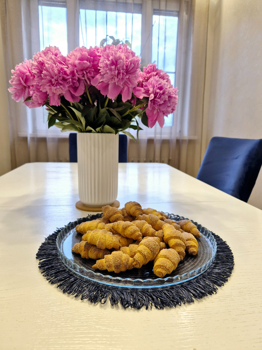 Творожные рогалики