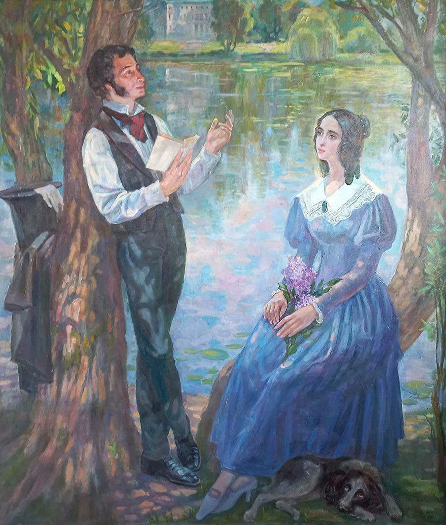 Художник Татьяна Духанова, "Пушкин и Натали"