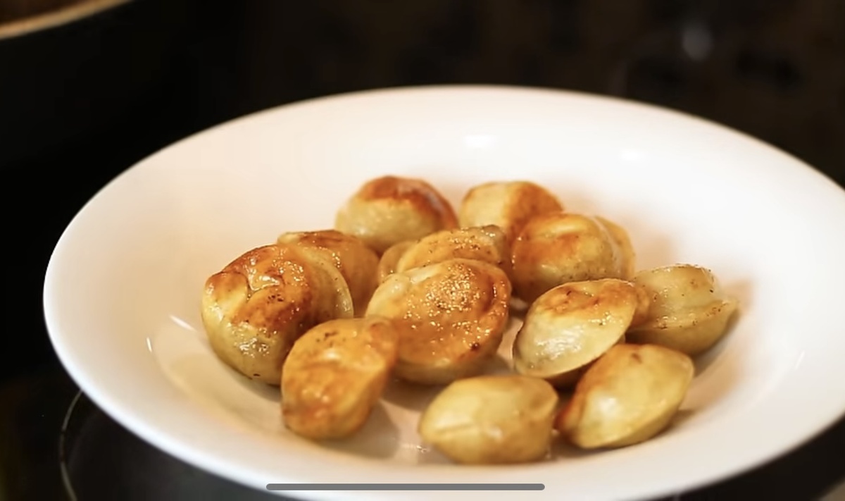 Жаренные пельмени