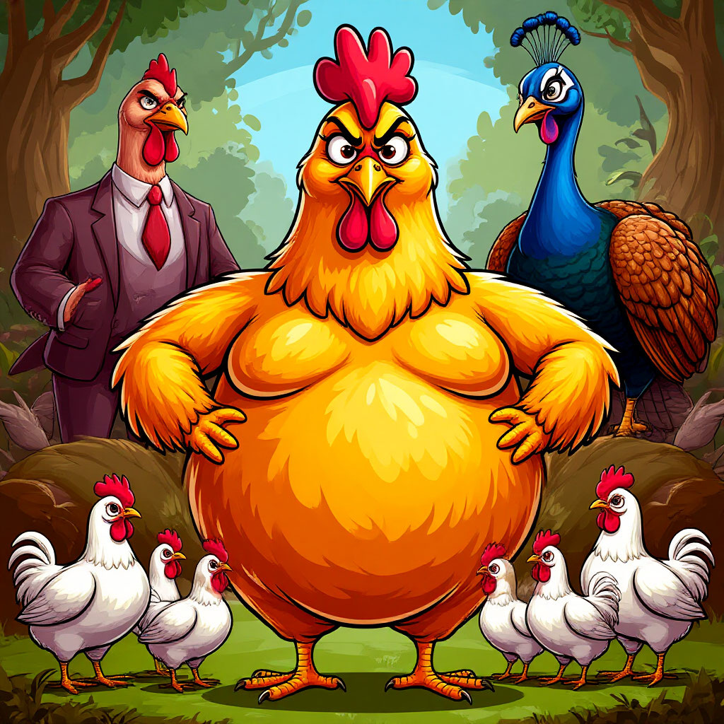 примерно так Шедеврум увидел такой стиль руководства. Ну а что, а я согласная :)