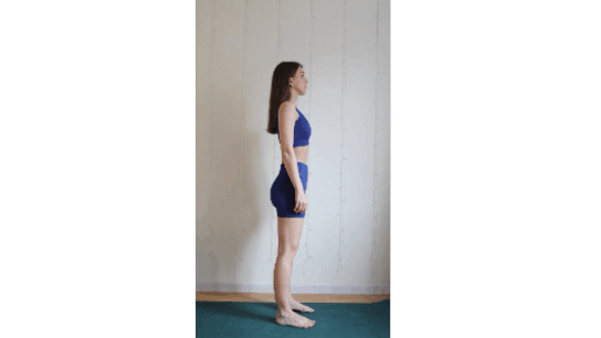 наглядно: как осанка влияет на выпирание живота