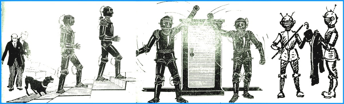 Иллюстрации к рассказу А. Беляева "Сезам, откройся».