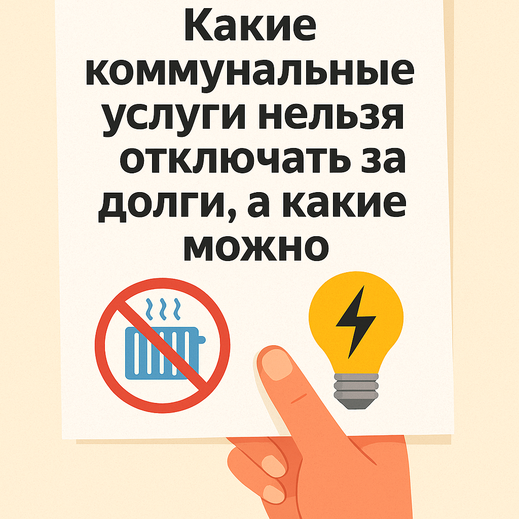 За долги не всё можно отключить. Где заканчиваются угрозы и начинается закон — читайте в статье. Разбираем, что можно, а что нельзя отключать в квартире — с опорой на Правила и судебную практику.