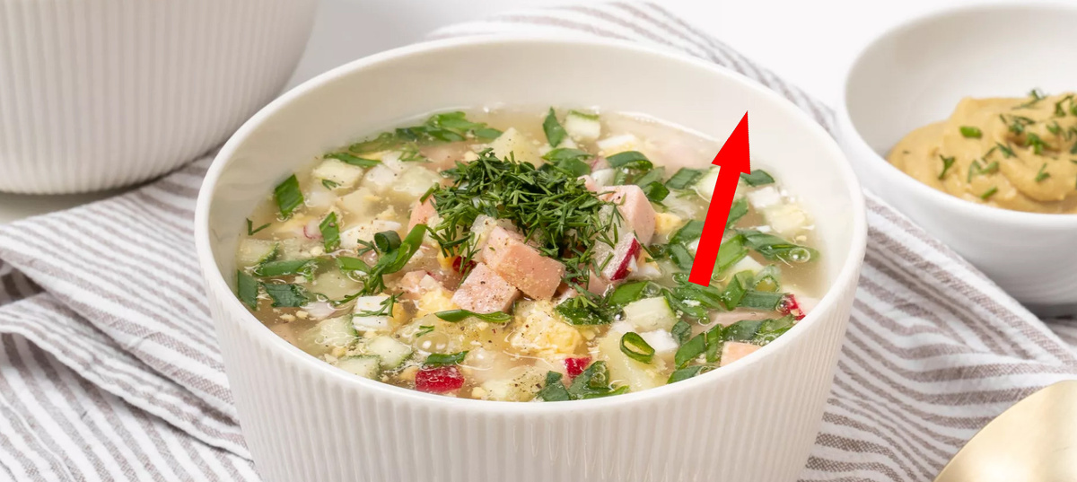    Квасная окрошка с креветками и манго взорвала мой фуд-блог