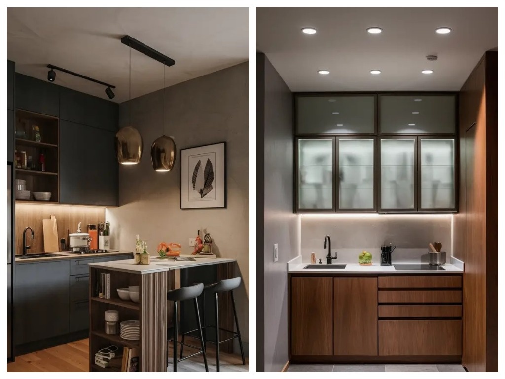 Маленькая кухня может быть удобной