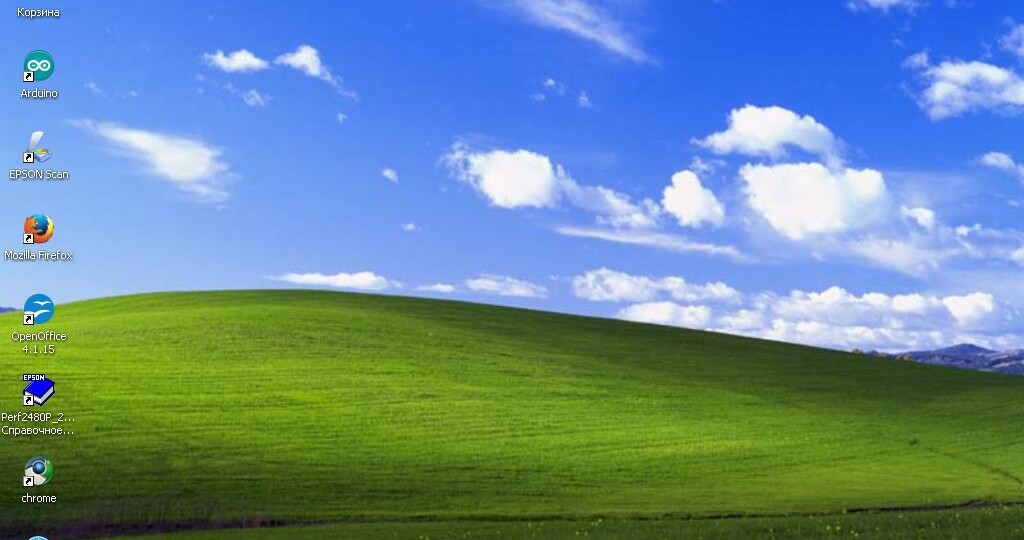 Компьютер под управлением WINDOWS XP.