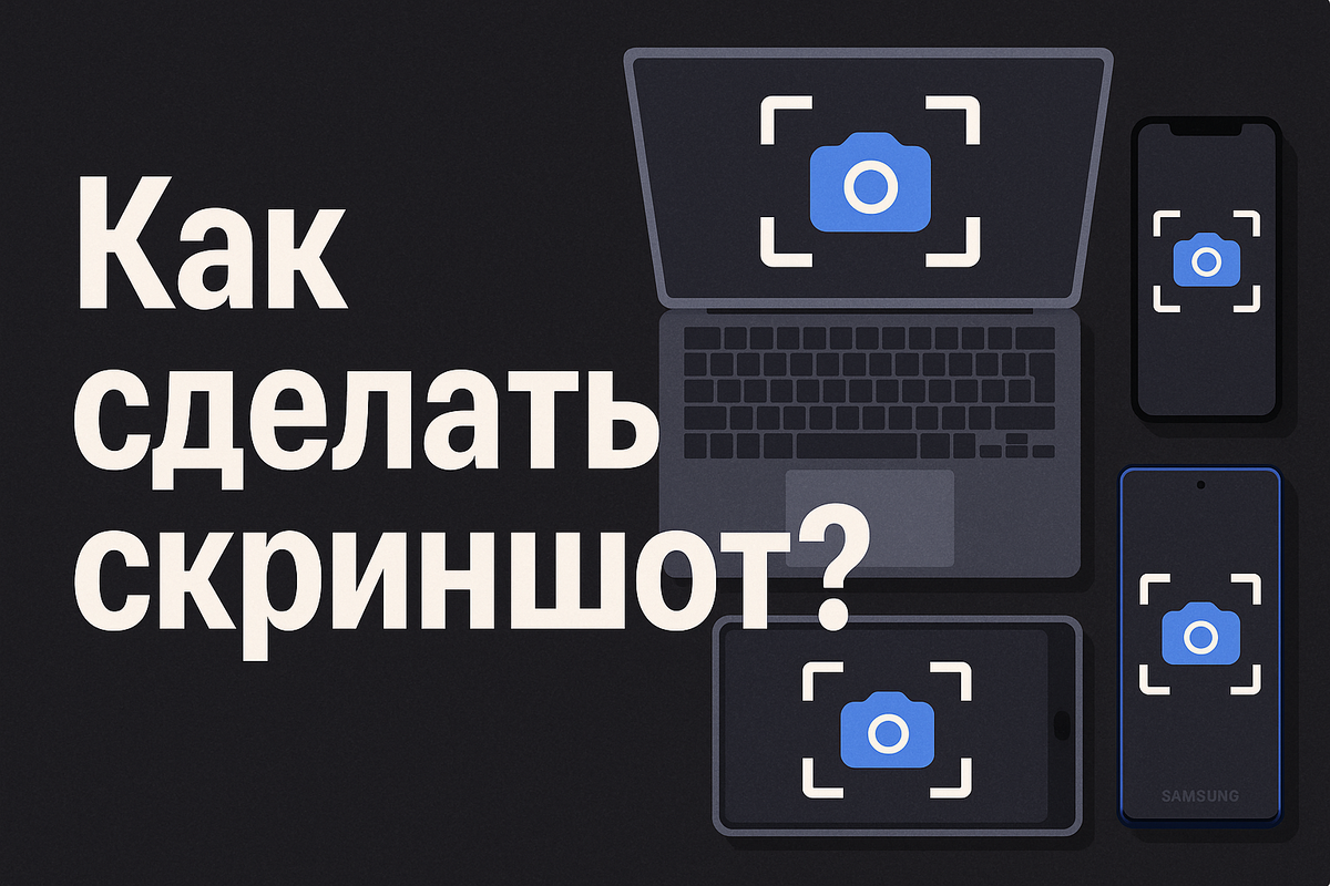 как сделать скриншот на любом устройстве