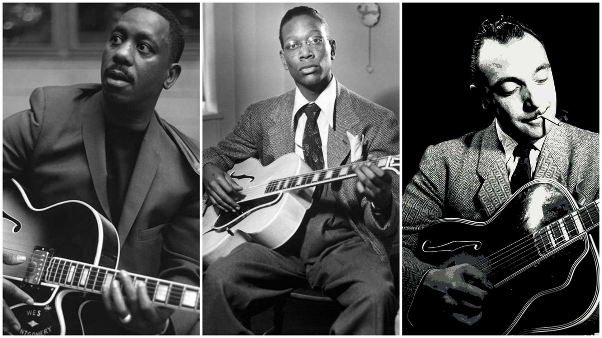 Уэс Монтгомери, Чарли Кристиан и Джанго Рейнхардт