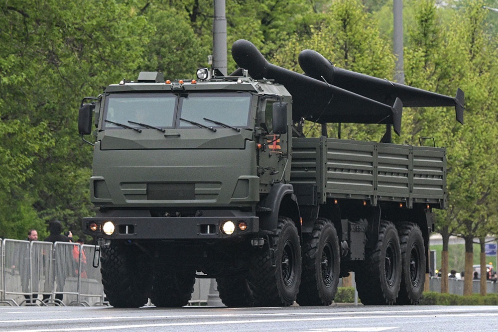 "Герань-2" на Параде Победы. Фото из доступных источников.