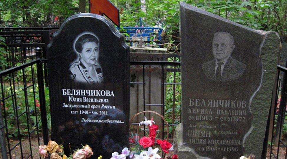 Могилы знаменитостей, родившихся в разные годы 12 июля и похороненных на московских кладбищах