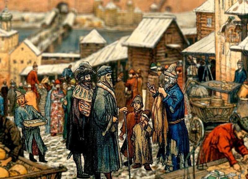 Торг в Новгороде.