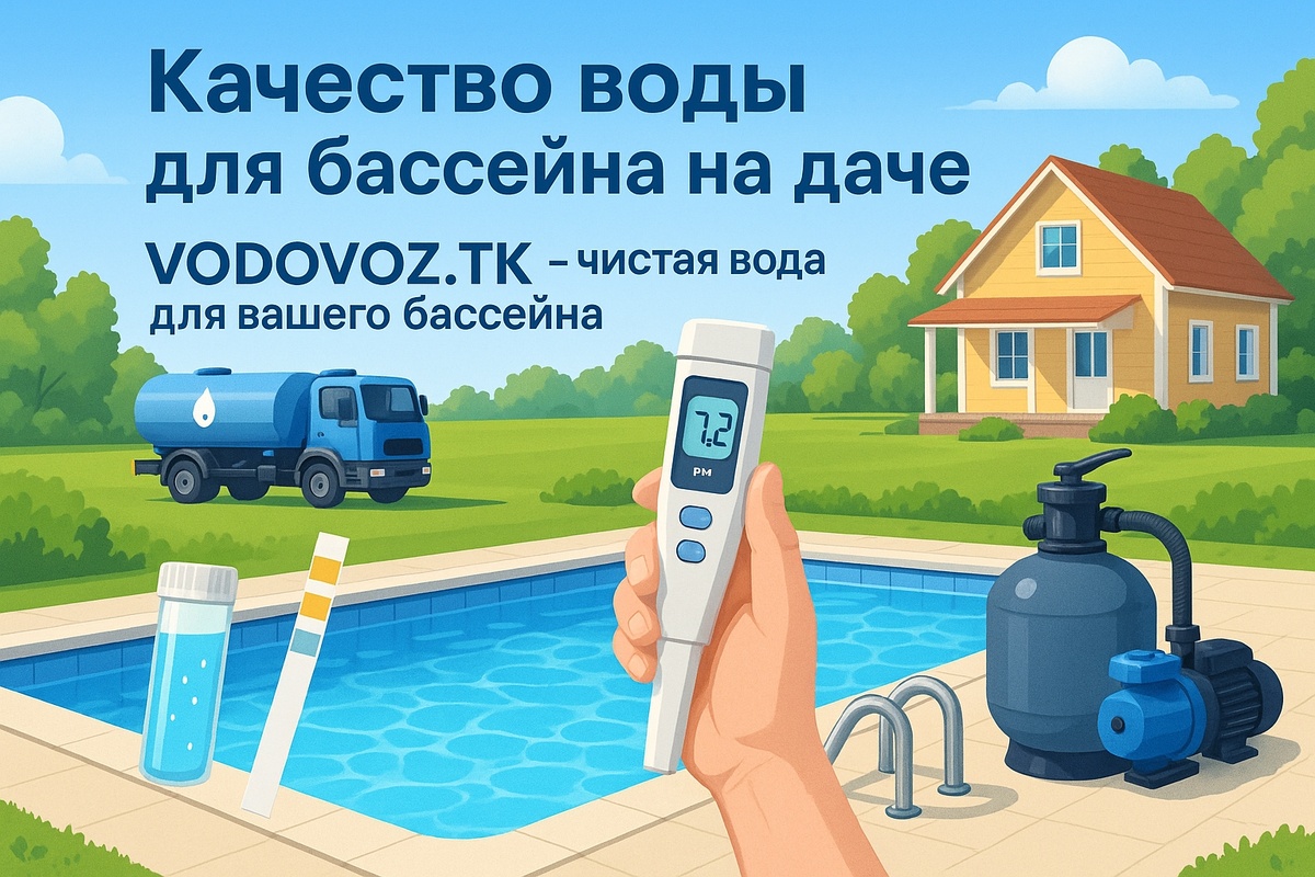 Качество воды для бассейна на даче
