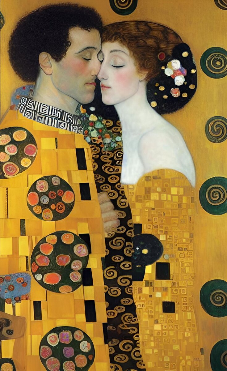 Объятья. Иллюстрация создана с помощью нейросети DreamAI.